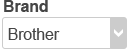 dropdown selection